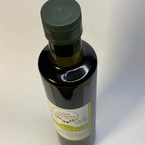 Casa Amorosa bottle of extra virgin olive oil